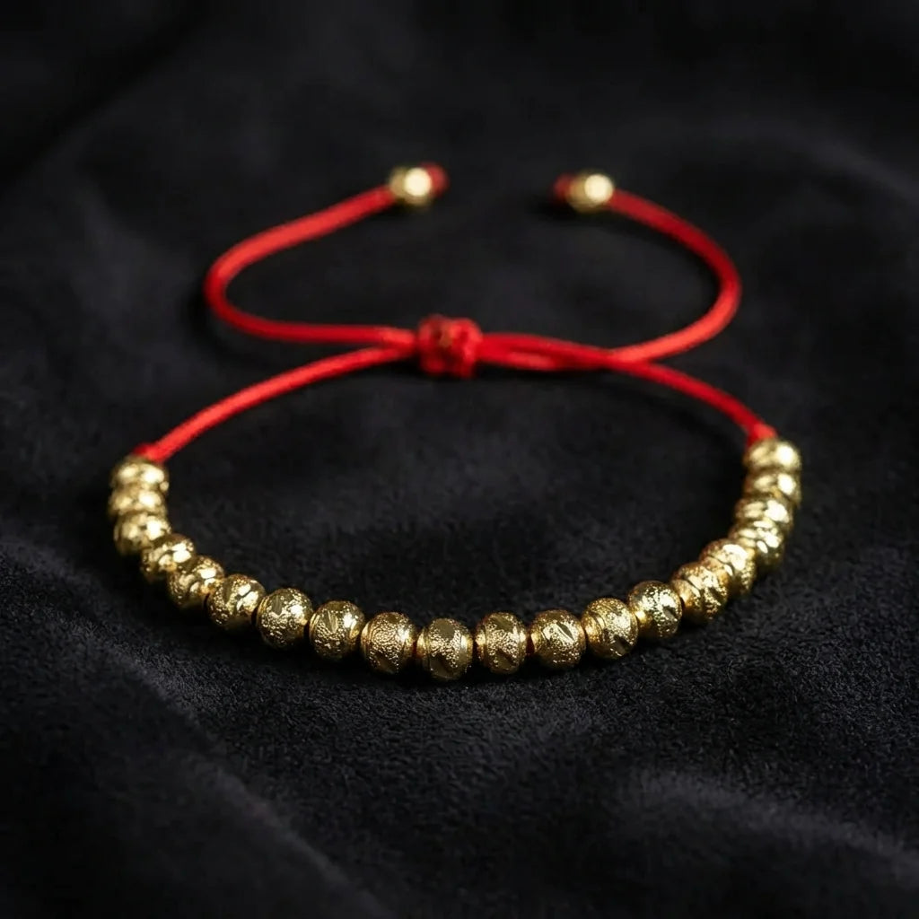 Manilla Hilo Rojo Diamantada 20B
